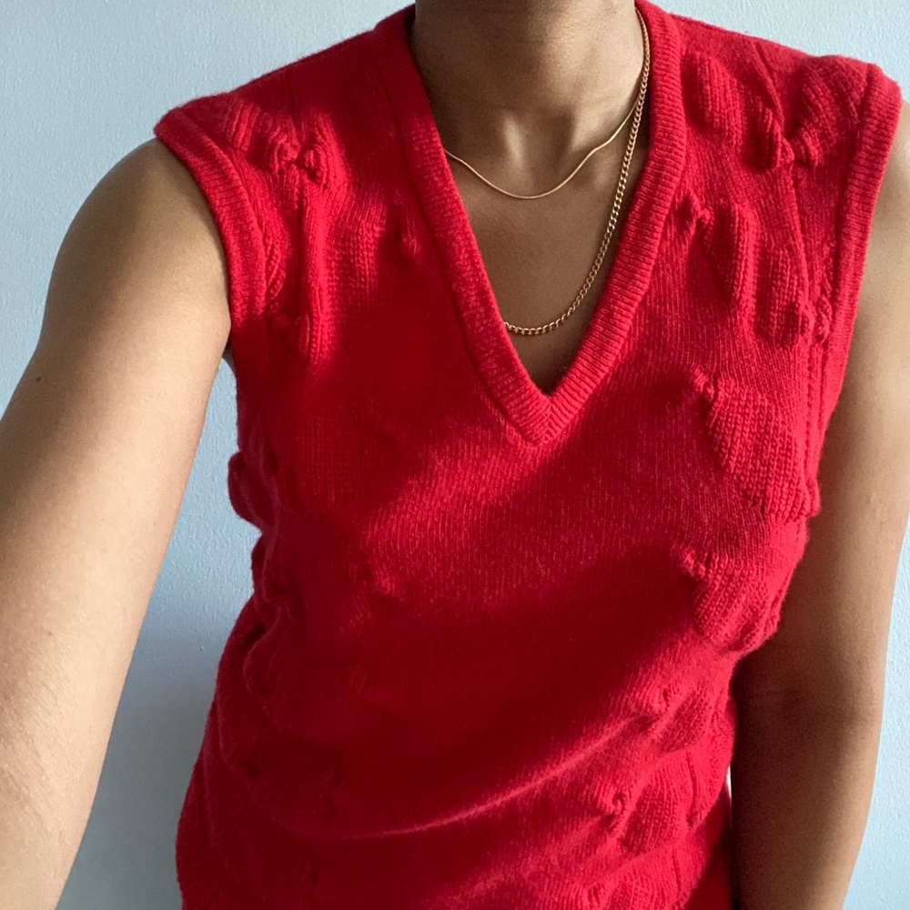 RAF SIMONS x FRED PERRY RED VEST